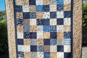 Quilt for WMS Raffle Sailing Along the Coast by Valerie Cameron