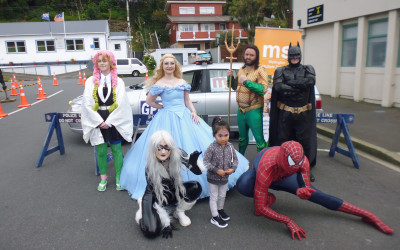 The CosPlay Team getting into character for the day SpringIntoTawa2025